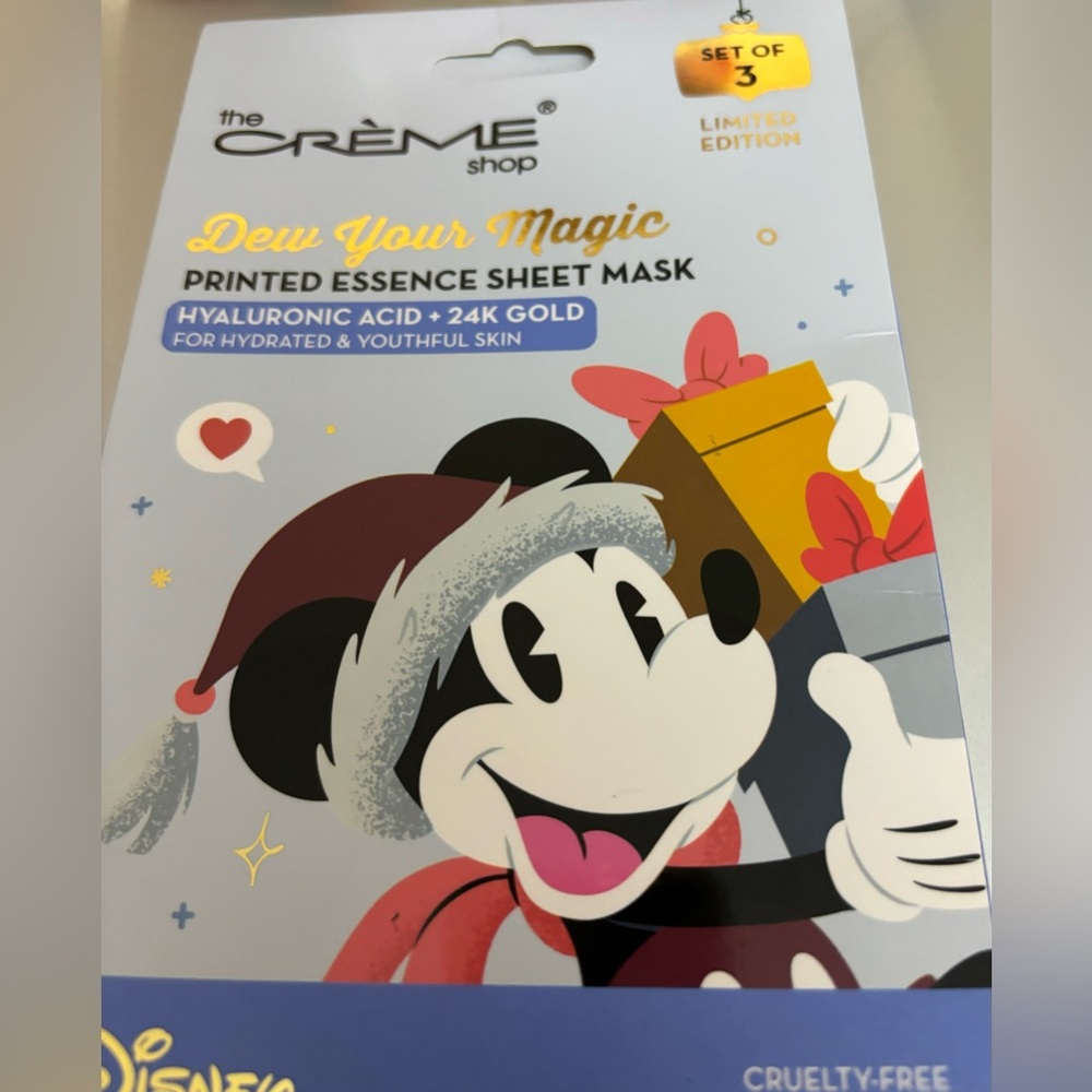 Crème Disney set of 3 Face Masks